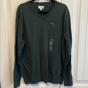 Sonoma Men’s Green V-neck Pull Over Sweater - NWT